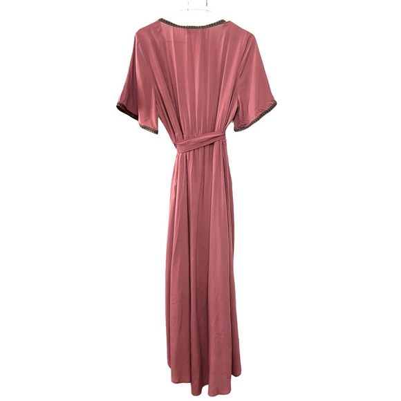 NWT!! PIPER & SCOOT | Boho Aztec Wrap Dress maxi - Picture 2 of 11